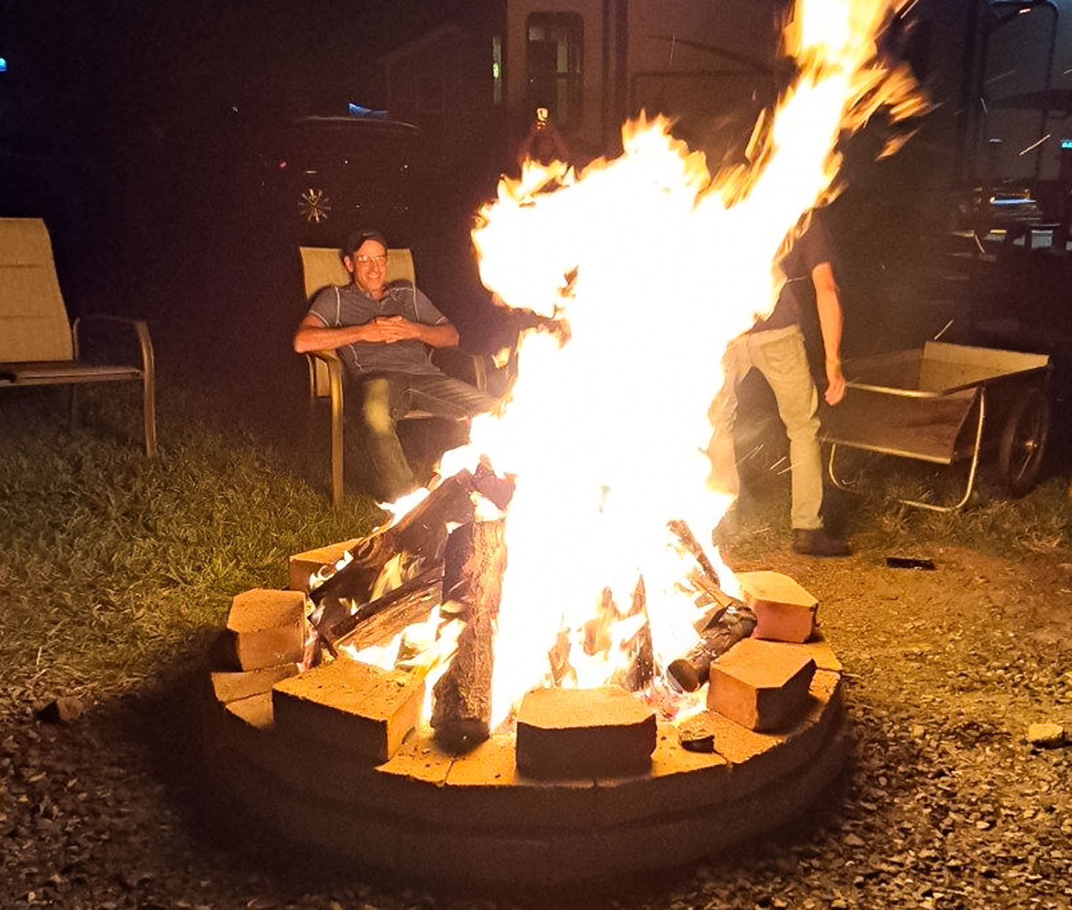 Camp Out bonfire