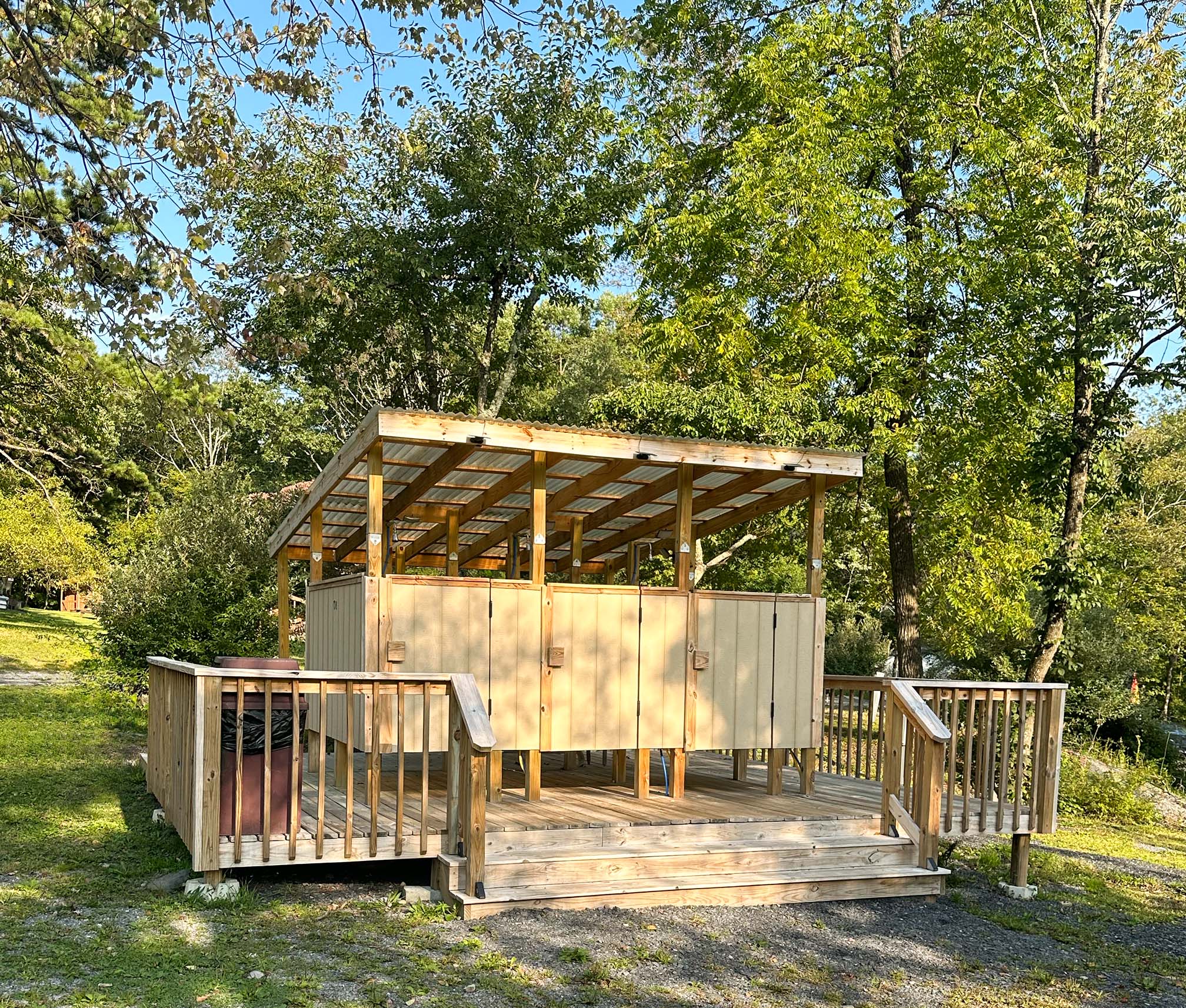 Camp Out outdoor shower